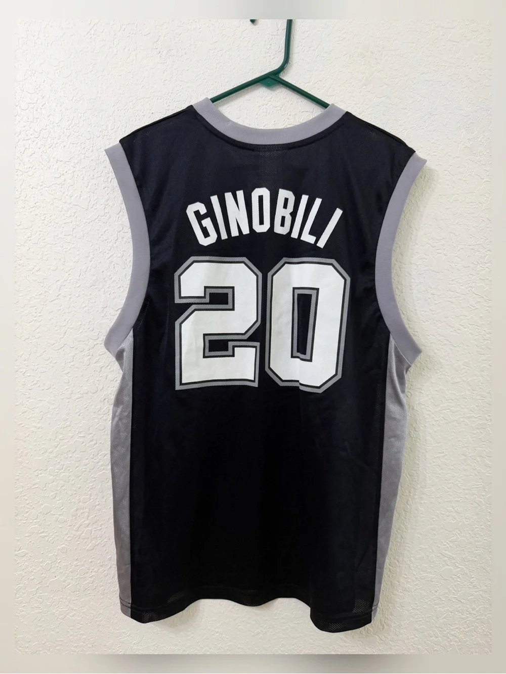 Adidas NBA San Antonio Spurs Manu Ginobili Basketball Jersey - M